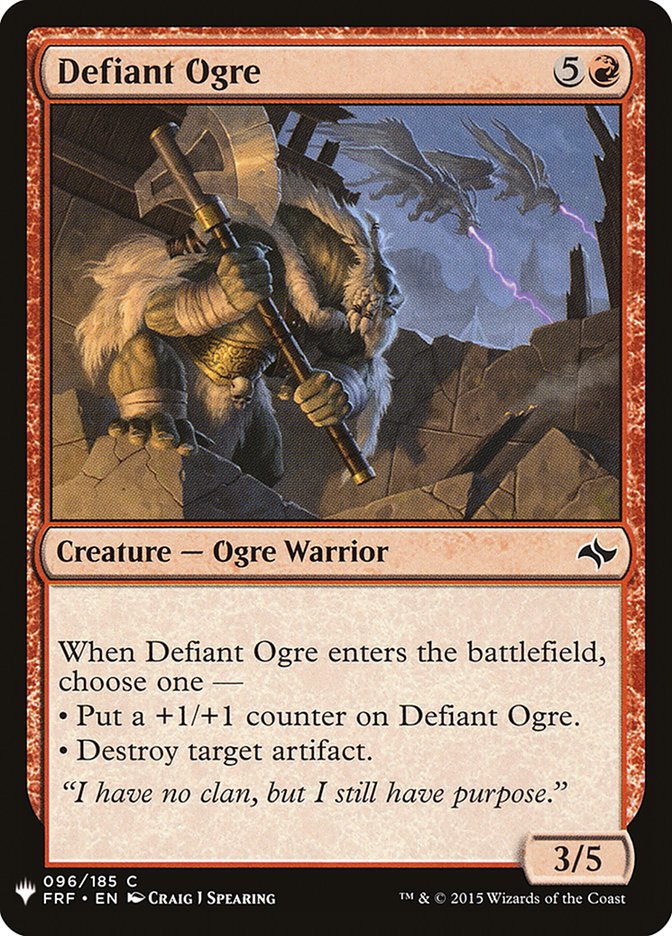 Defiant Ogre [Mystery Booster] | Devastation Store