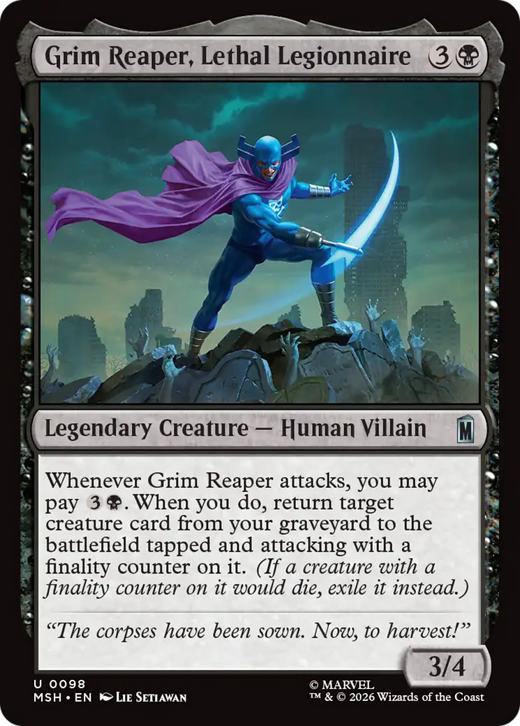 Grim Reaper, Lethal Legionnaire [Marvel Super Heroes] | Devastation Store