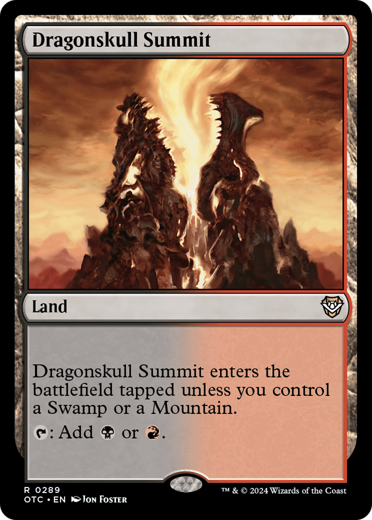 Dragonskull Summit [Outlaws of Thunder Junction Commander] | Devastation Store