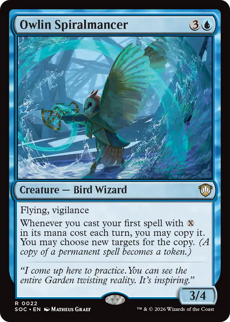 Owlin Spiralmancer [Secrets of Strixhaven Commander] | Devastation Store
