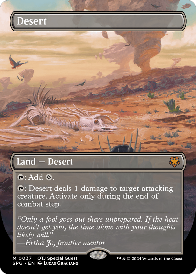 Desert (Borderless) [Outlaws of Thunder Junction Special Guests] | Devastation Store