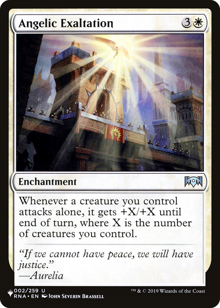 Angelic Exaltation [The List Reprints] | Devastation Store