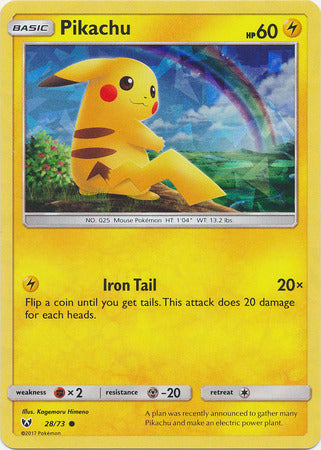 Pikachu (28/73) (Cracked Ice Holo) [Miscellaneous Cards] | Devastation Store