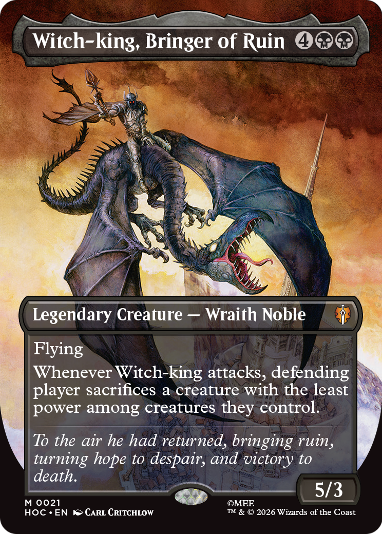 Witch-king, Bringer of Ruin (Borderless) [The Hobbit] | Devastation Store