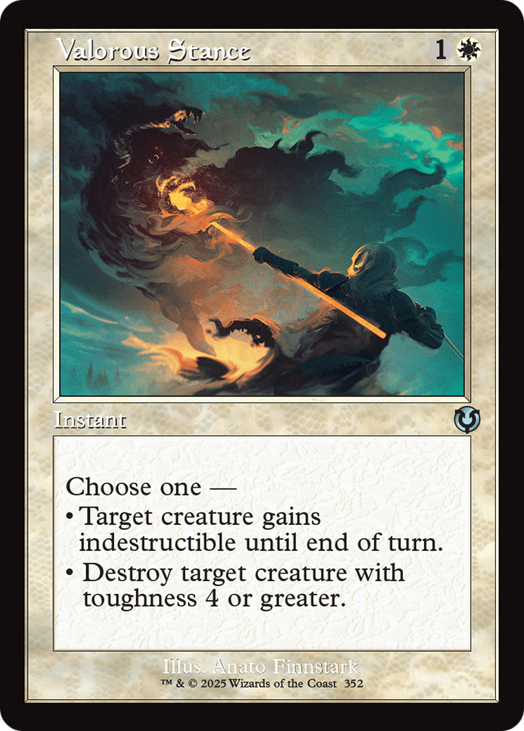 Valorous Stance (Retro Frame) [Innistrad Remastered] | Devastation Store