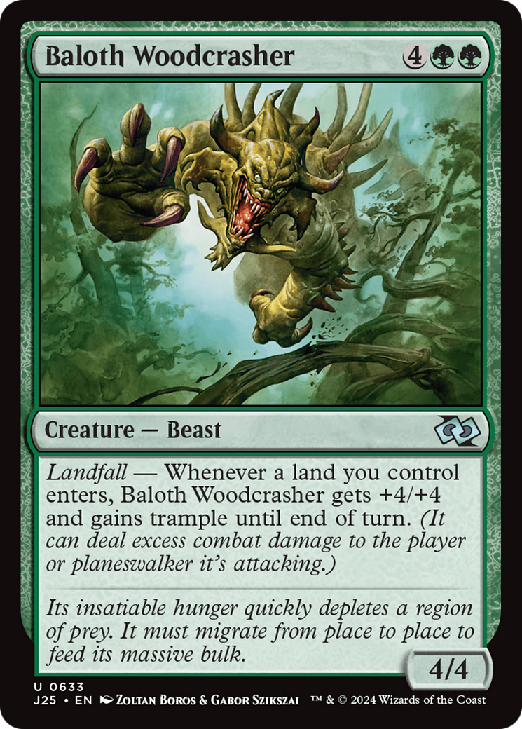 Baloth Woodcrasher [Foundations Jumpstart] | Devastation Store