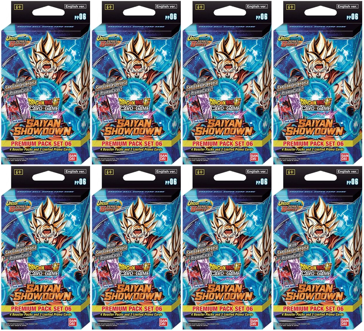 Unison Warrior Series: Saiyan Showdown [PP06] - Premium Pack Set Display | Devastation Store