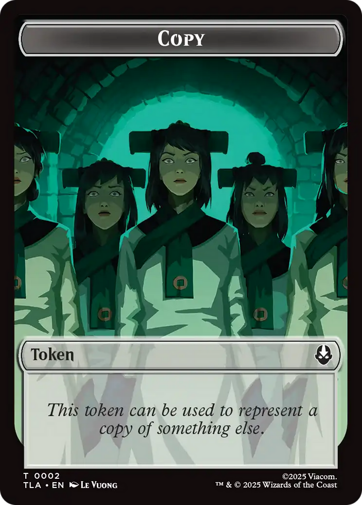 Copy (0002) // Soldier (0011) Double-Sided Token [Avatar: The Last Airbender Tokens] | Devastation Store