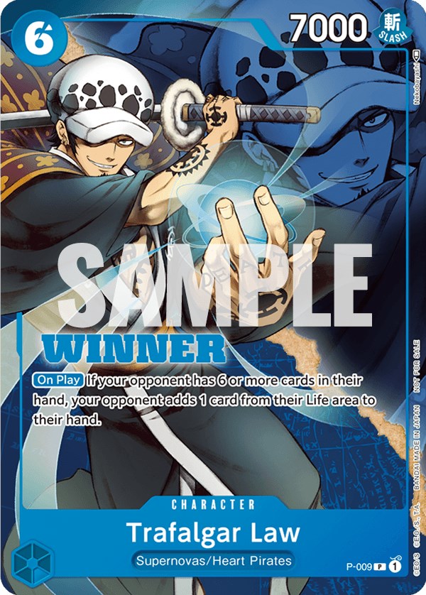 Trafalgar Law (P-009) (Winner Pack Vol. 1) [One Piece Promotion Cards] | Devastation Store