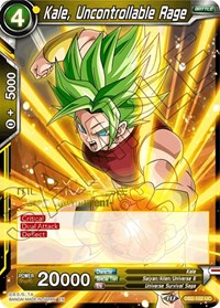 Kale, Uncontrollable Rage (Divine Multiverse Draft Tournament) (DB2-102) [Tournament Promotion Cards] | Devastation Store