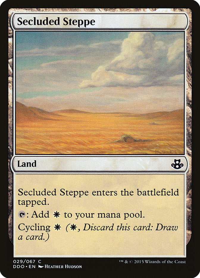 Secluded Steppe [Duel Decks: Elspeth vs. Kiora] | Devastation Store