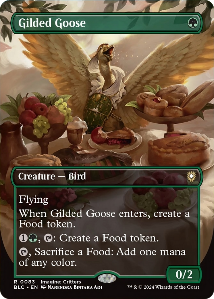 Gilded Goose (Borderless) [Bloomburrow Commander] | Devastation Store