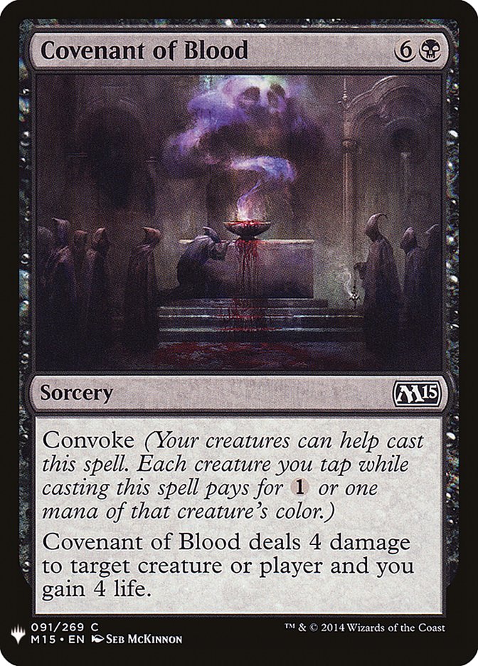 Covenant of Blood [Mystery Booster] | Devastation Store