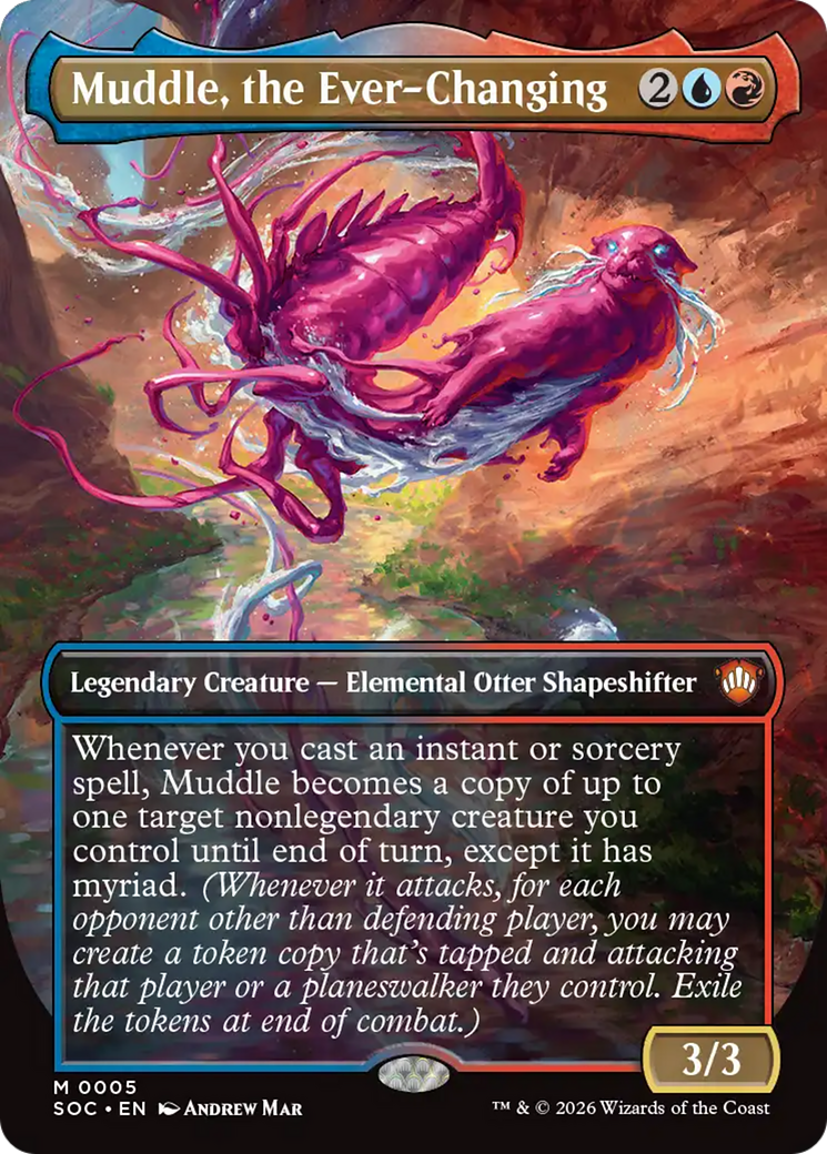Muddle, the Ever-Changing (Borderless) [Secrets of Strixhaven Commander] | Devastation Store
