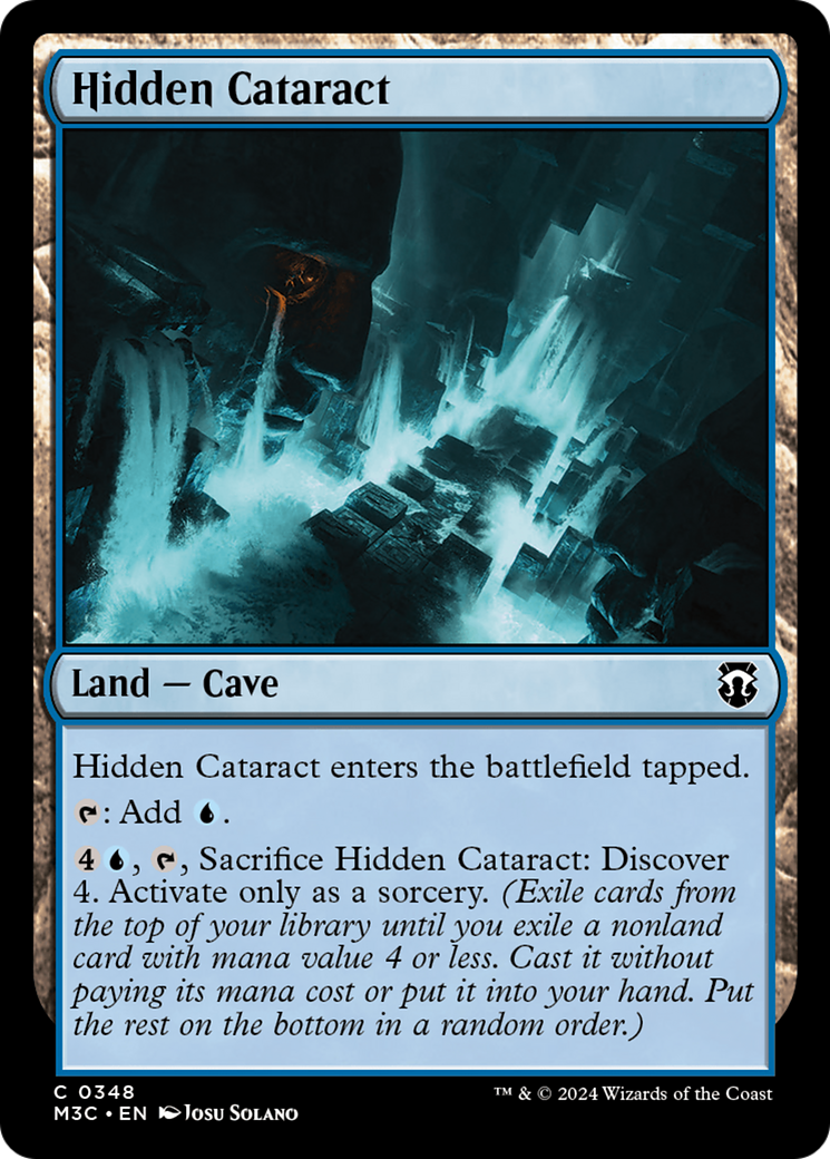 Hidden Cataract (Ripple Foil) [Modern Horizons 3 Commander] | Devastation Store