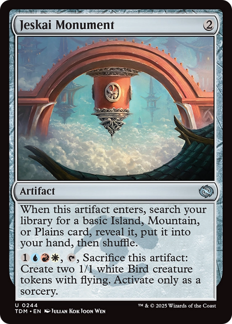 Jeskai Monument [Tarkir: Dragonstorm] | Devastation Store