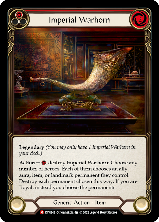 Imperial Warhorn [DYN242] (Dynasty)  Rainbow Foil | Devastation Store