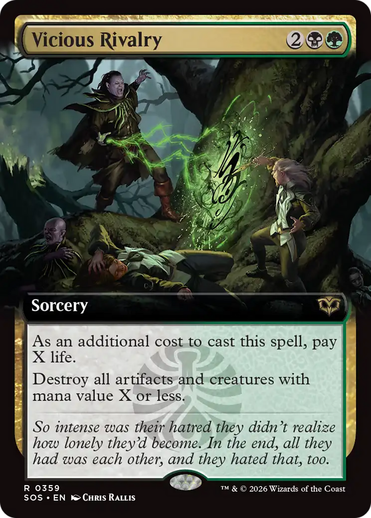 Vicious Rivalry (Extended Art) [Secrets of Strixhaven] | Devastation Store