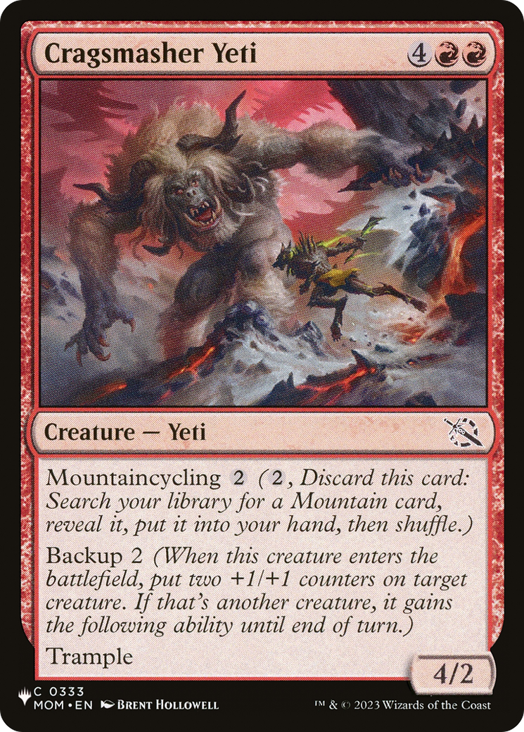 Cragsmasher Yeti [The List Reprints] | Devastation Store