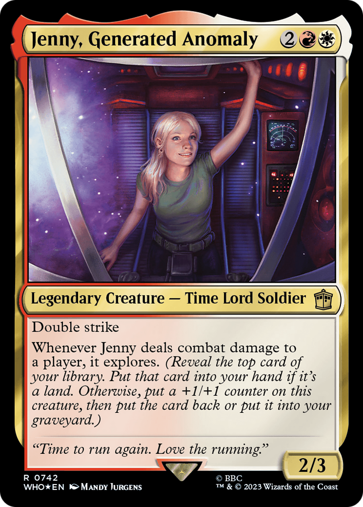 Jenny, Generated Anomaly (Surge Foil) [Doctor Who] | Devastation Store