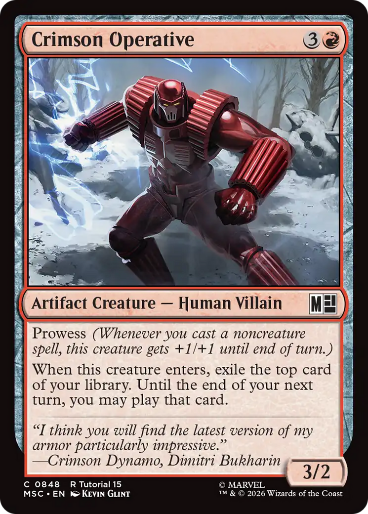 Crimson Operative [Marvel Super Heroes Commander] | Devastation Store
