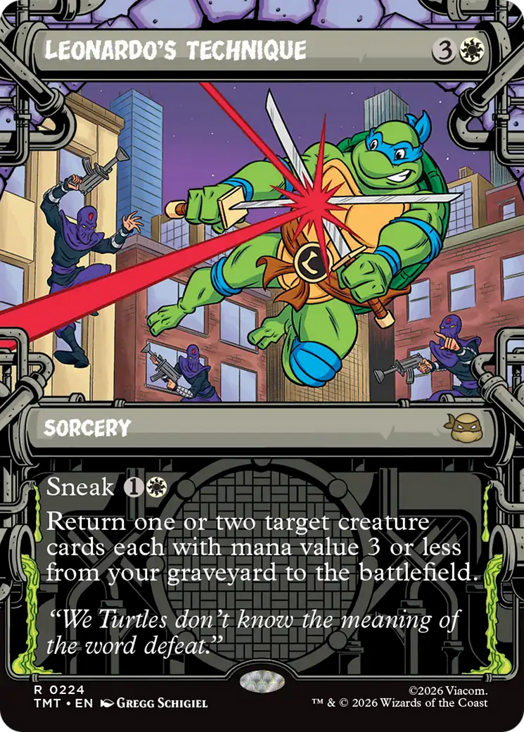 Leonardo's Technique (Showcase) [Teenage Mutant Ninja Turtles] | Devastation Store