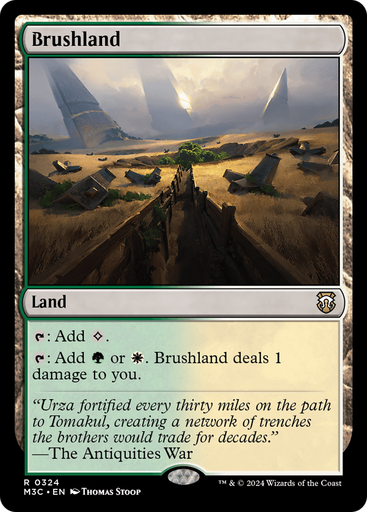 Brushland (Ripple Foil) [Modern Horizons 3 Commander] | Devastation Store