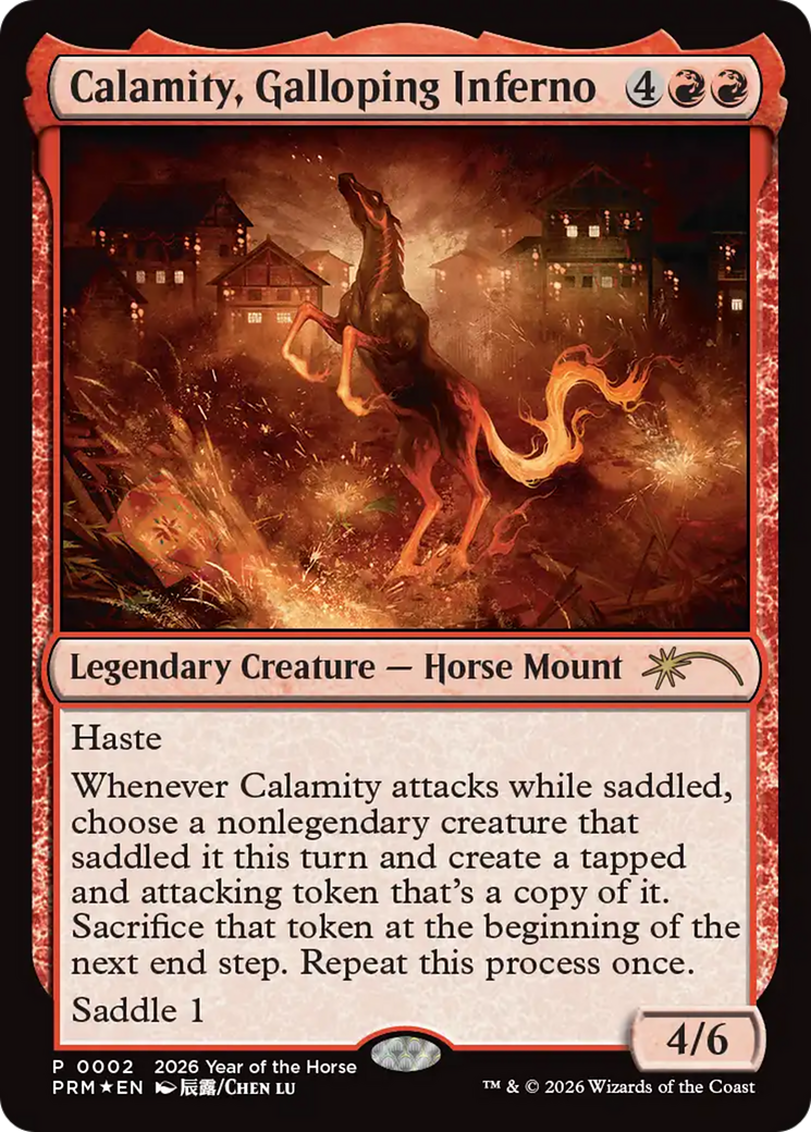 Calamity, Galloping Inferno (Year of the Horse 2026) [Standard Showdown Promos] | Devastation Store