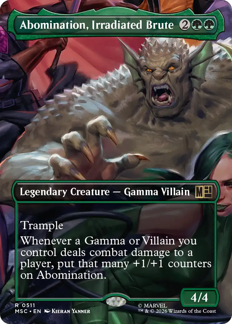 Abomination, Irradiated Brute (Borderless) [Marvel Super Heroes Commander] | Devastation Store