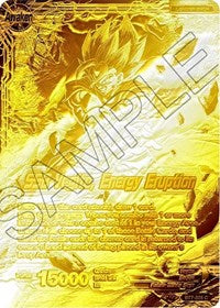 Son Goku & Vegeta // SSB Vegito, Energy Eruption (Championship Final 2019) (Gold Metal Foil) (BT7-025_PR) [Tournament Promotion Cards] | Devastation Store