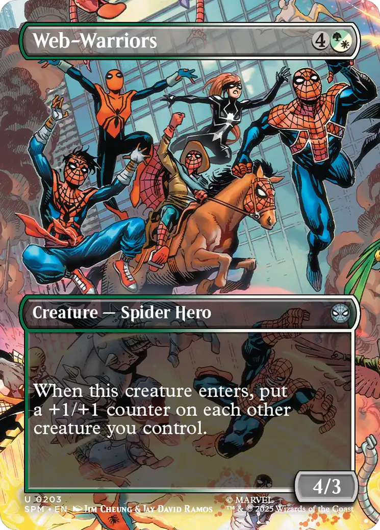 Web-Warriors (Borderless) [Marvel's Spider-Man] | Devastation Store
