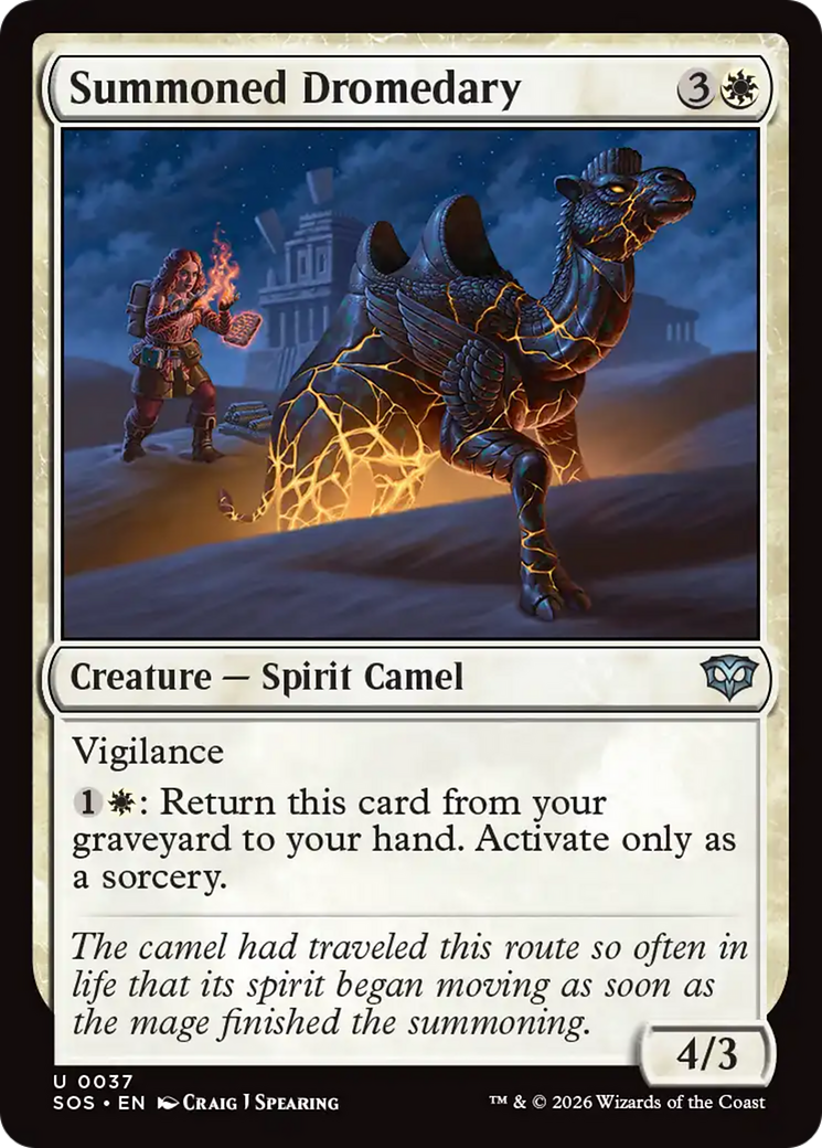 Summoned Dromedary [Secrets of Strixhaven] | Devastation Store
