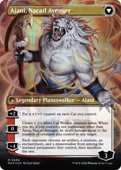 Ajani, Nacatl Pariah // Ajani, Nacatl Avenger (Borderless) (Textured Foil) [Modern Horizons 3] | Devastation Store