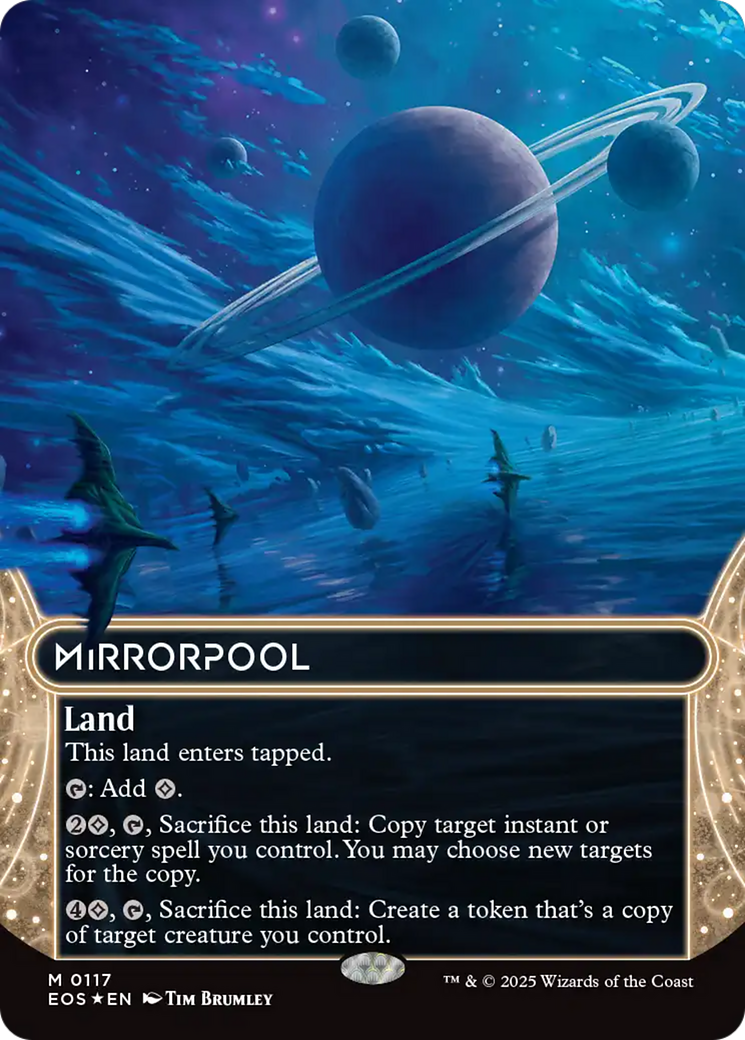 Mirrorpool (0117) (Borderless) (Galaxy Foil) [Edge of Eternities: Stellar Sights] | Devastation Store