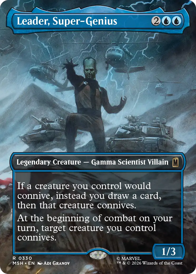 Leader, Super-Genius (Borderless) [Marvel Super Heroes] | Devastation Store