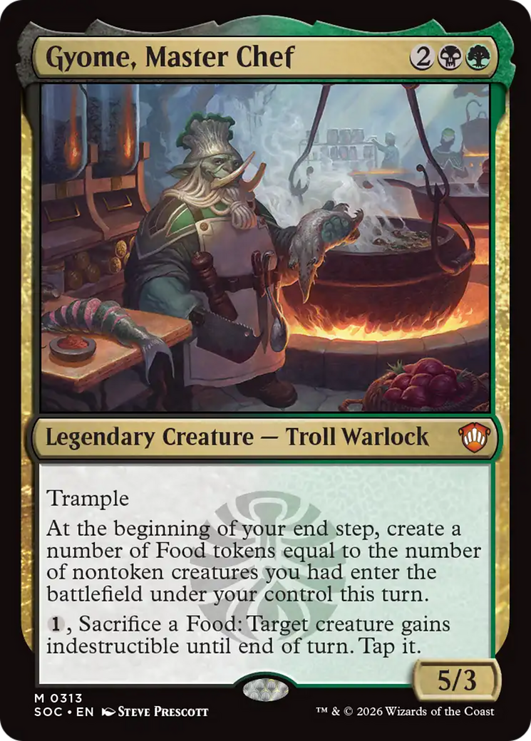 Gyome, Master Chef [Secrets of Strixhaven Commander] | Devastation Store