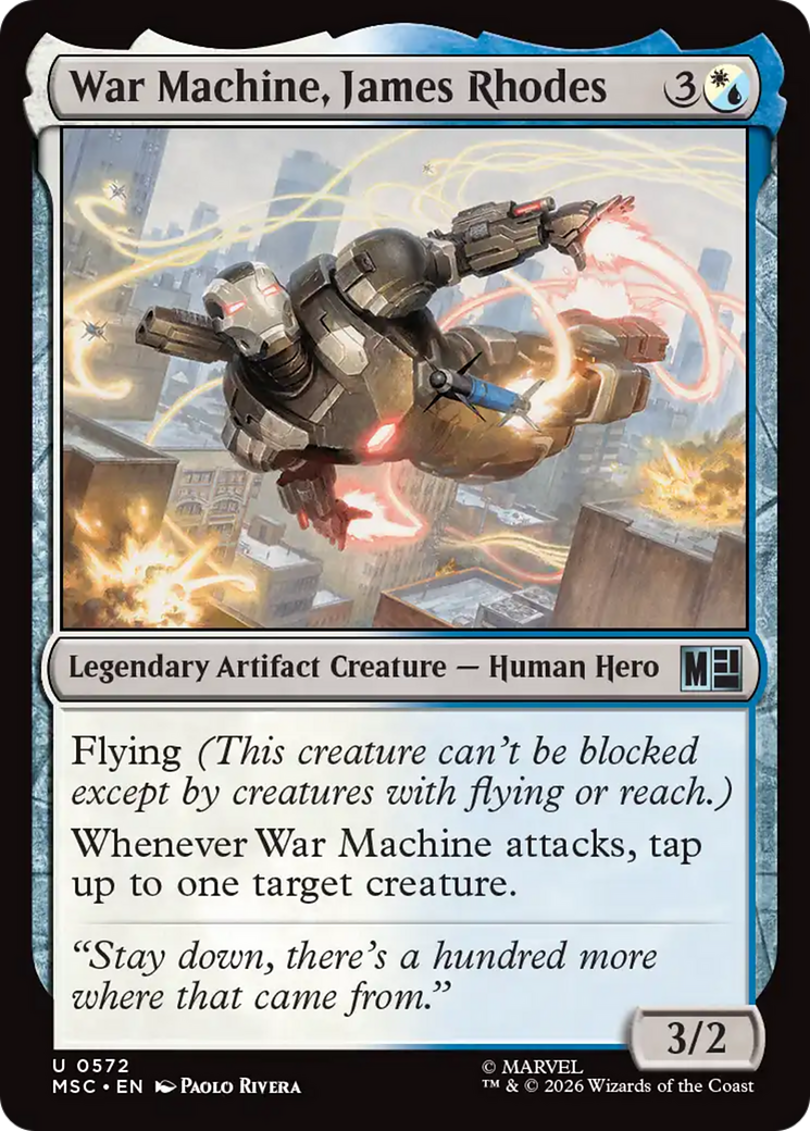 War Machine, Avenging Arsenal (Surge Foil) [Marvel Super Heroes Commander] | Devastation Store