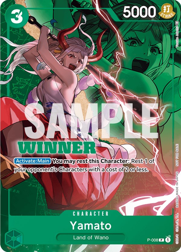 Yamato (P-008) (Winner Pack Vol. 1) [One Piece Promotion Cards] | Devastation Store