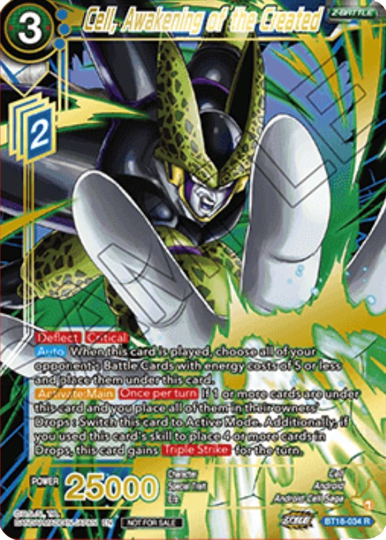 Cell, Awakening of the Created (Zenkai Cup 2022 Top 64) (BT18-034) [Tournament Promotion Cards] | Devastation Store