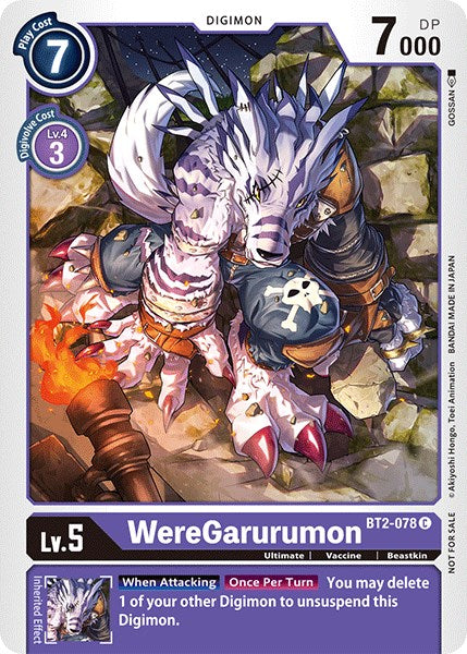 WereGarurumon [BT2-078] (Official Tournament Pack Vol.3) [Release Special Booster Promos] | Devastation Store