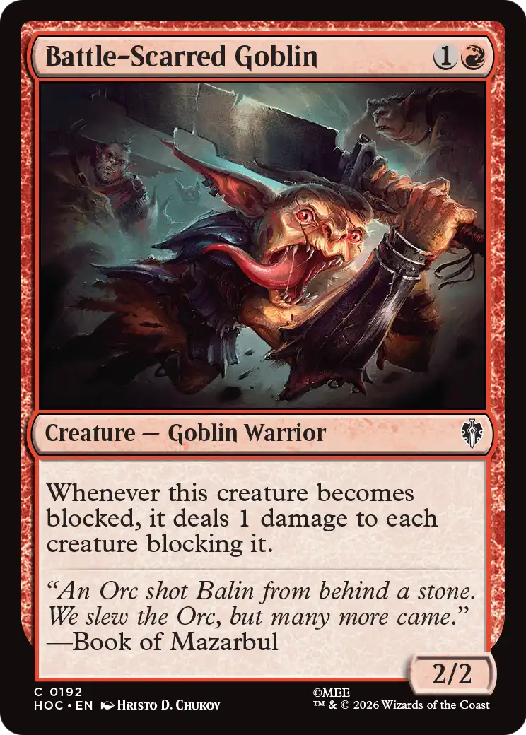 Battle-Scarred Goblin [The Hobbit: Eternal-Legal] | Devastation Store