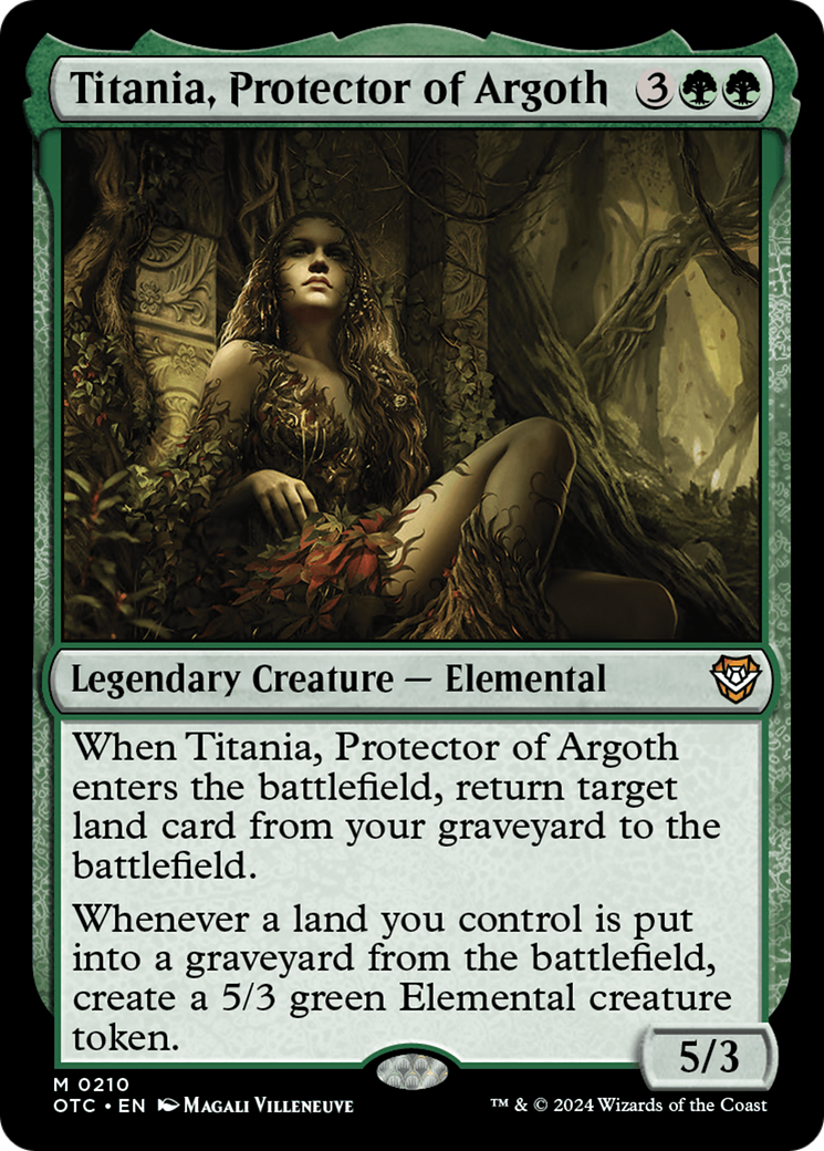 Titania, Protector of Argoth [Outlaws of Thunder Junction Commander] | Devastation Store