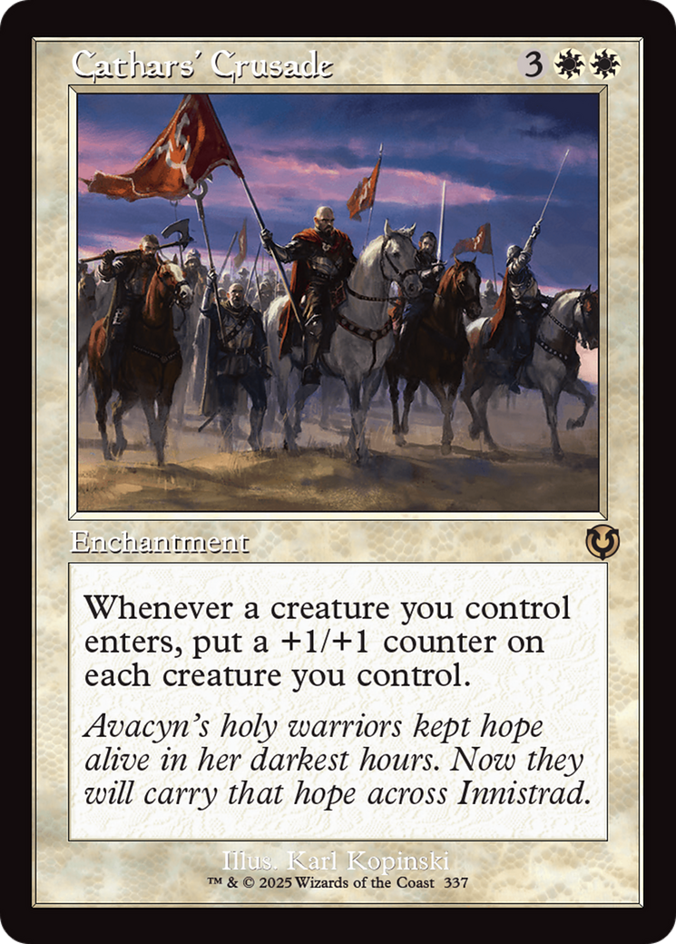 Cathars' Crusade (Retro Frame) [Innistrad Remastered] | Devastation Store