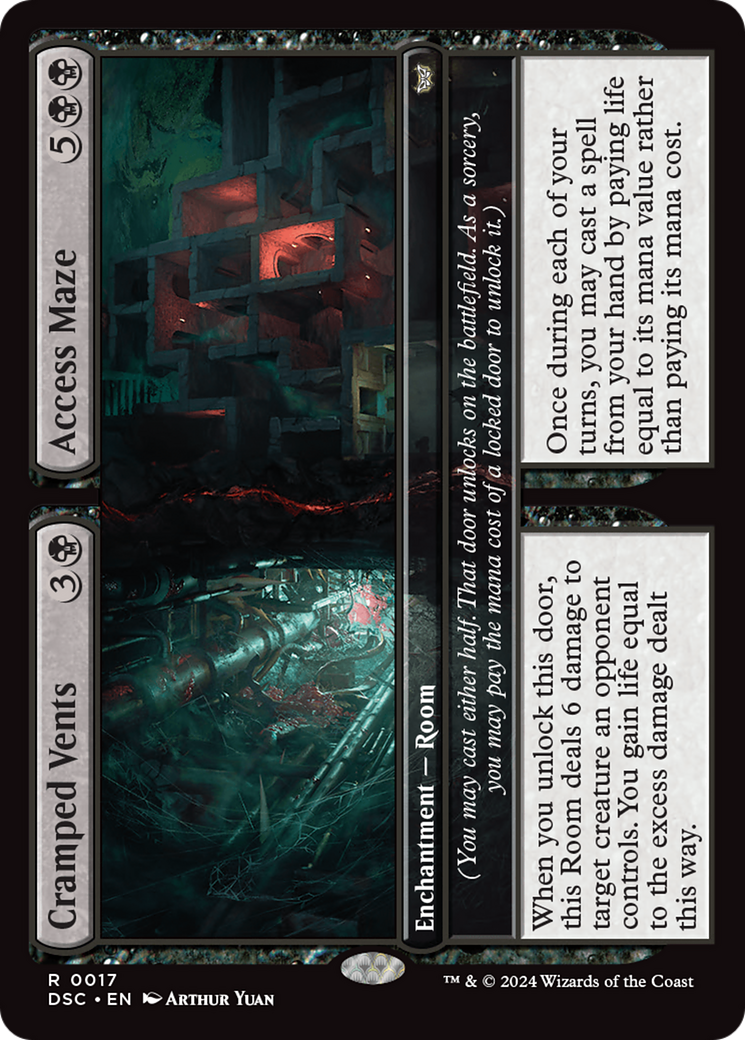 Cramped Vents // Access Maze [Duskmourn: House of Horror Commander] | Devastation Store