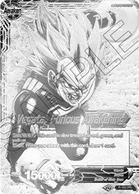 Vegeta // Vegeta, Furious Awakening (Championship Final 2019) (SIlver Metal Foil) (P-163) [Tournament Promotion Cards] | Devastation Store