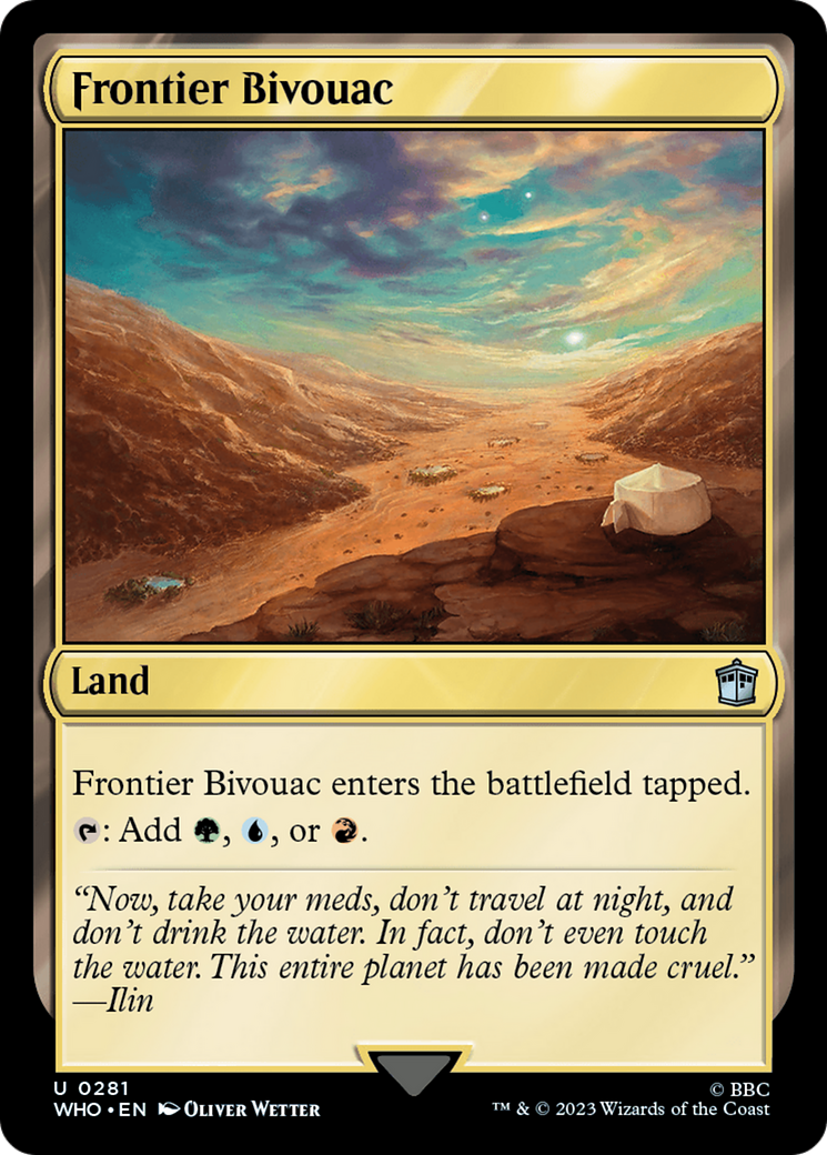 Frontier Bivouac [Doctor Who] | Devastation Store