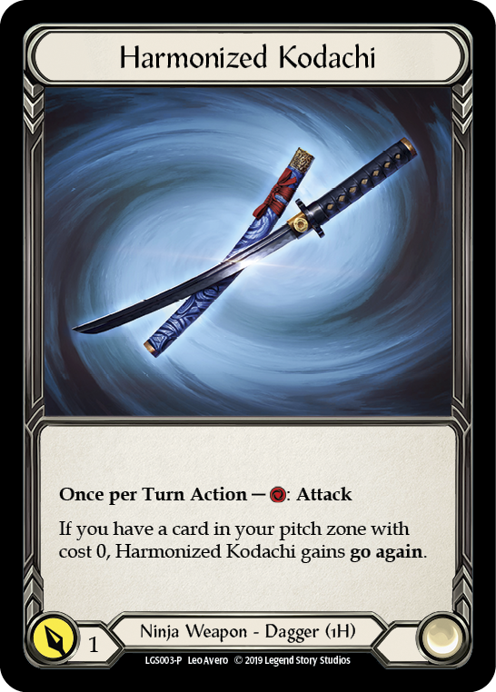 Harmonized Kodachi [LGS003-P] (Promo)  1st Edition Cold Foil | Devastation Store