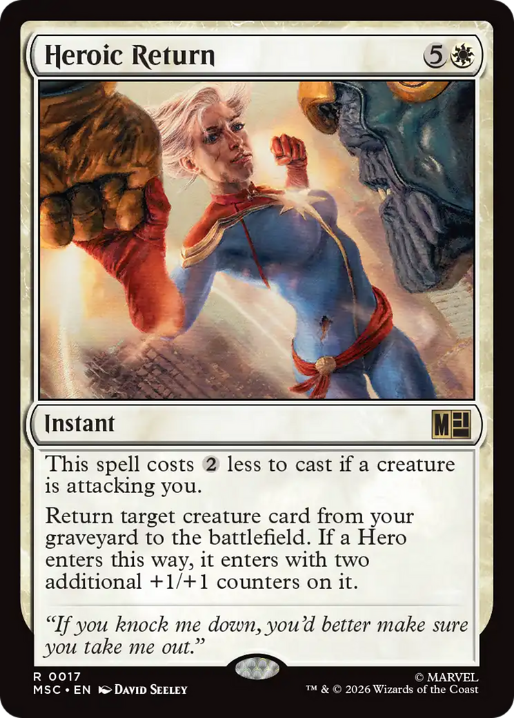 Heroic Return [Marvel Super Heroes Commander] | Devastation Store