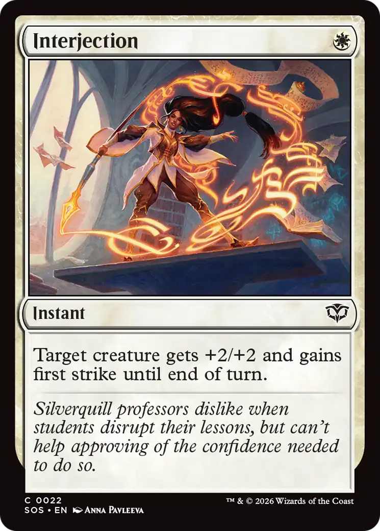 Interjection [Secrets of Strixhaven] | Devastation Store