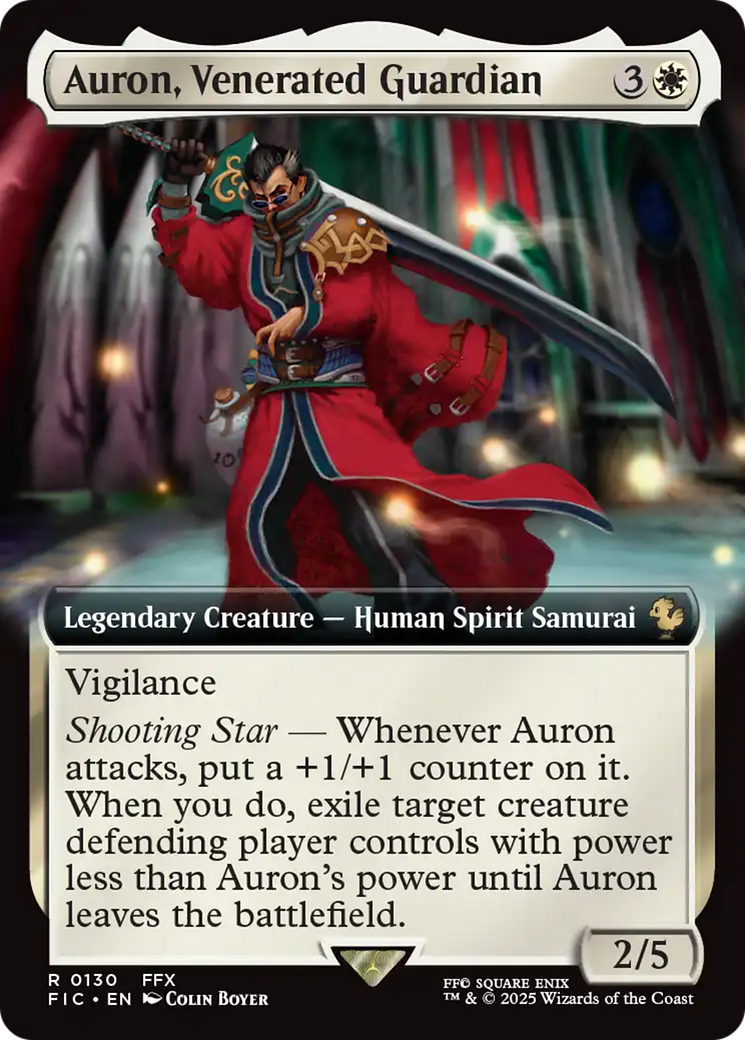 Auron, Venerated Guardian (Extended Art) [FINAL FANTASY Commander] | Devastation Store